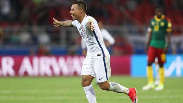 Chile beat Cameroon 2-0 in their opening Confederations Cup clash.