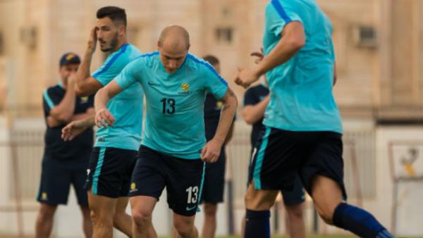 Socceroos training