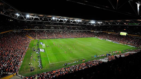 The 2013/14 Hyundai A-League Grand Final between Brisbane Roar and Western Sydney Wanderers FC at Suncorp Stadium.