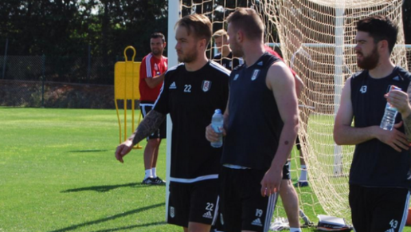 Adam Taggart on Fulham's pre-season training camp in Portugal.