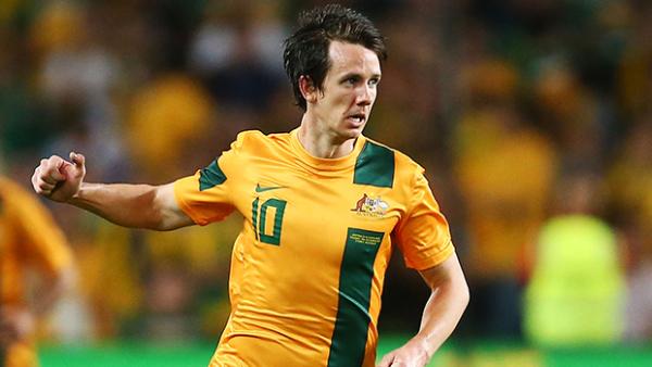 Robbie Kruse in action for the Socceroos against Costa Rica in November 2013.