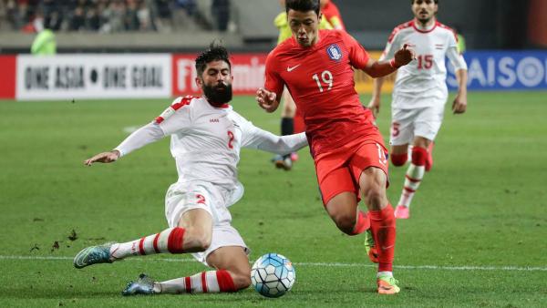 Syria's inspirational captain Ahmad Al Salih.