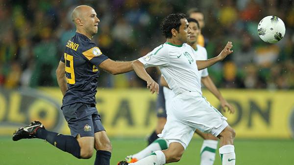 Mark Bresciano in action against Saudi Arabia in 2012.