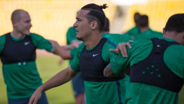 Jason Davidson is in some doubt for the Socceroos' clash with Kyrgyzstan.