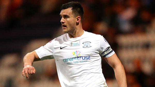 Bailey Wright in action for Preston North End.