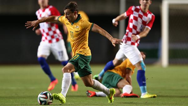 Tommy Oar was a strong contributor for the Socceroos in their clash with Croatia.