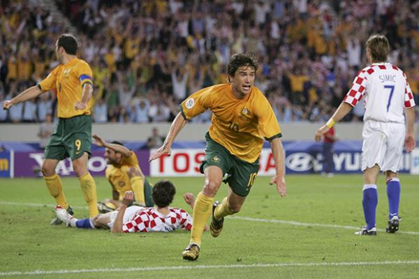 The Socceroos scored a famous point against Croatia at the 2006 World Cup to reach the Round of 16.