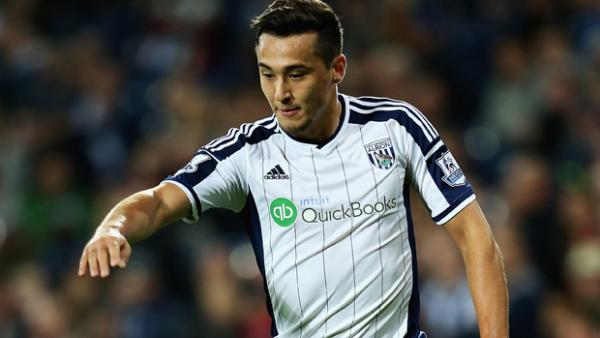 Davidson in action for West Bromwich Albion against Hull City.