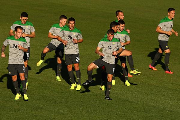 The Socceroos were put through a tough first hit-out.