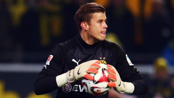 Langerak in action for Borussia Dortmund against  Hoffenheim.