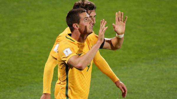 Tomi Juric starred in Australia's 2-0 win over Iraq.