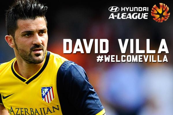 Spanish superstar David Villa will play at newly renamed Melbourne City FC next season.