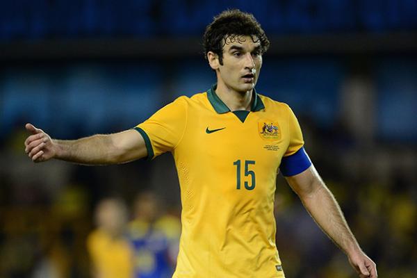 Mile Jedinak will become the fourth player to lead Australia in a FIFA World Cup.