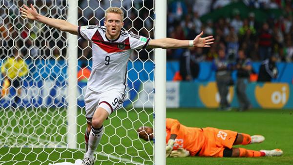 Substitute Andre Schuerrle gave Germany a crucial lead in extra-time against Algeria.