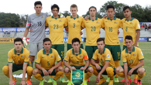 The Joeys starting XI against England.