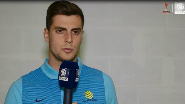 Tomi Juric opens up following Australia's 1-1 draw with Chile at the Confederations Cup.