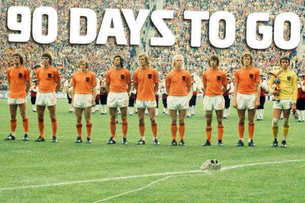 World Cup countdown - 90 days to go