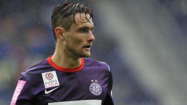 James Holland scored off the bench for Austria Wien overnight.