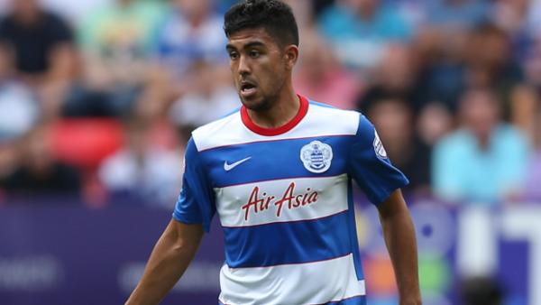Mass Luongo in action in the Championship for QPR.