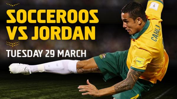 The Socceroos will play Jordan in a FIFA World Cup qualifier in Sydney.