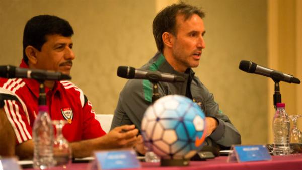 Olyroos coach Aurelio Vidmar addresses media ahead of Australia's AFC U-23 opener against the UAE.