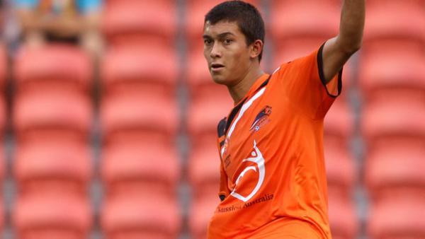 Dougall in action for the Roar back in 2013.