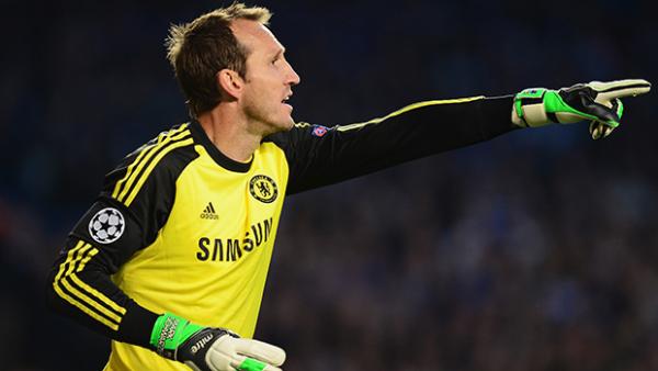 Mark Schwarzer captained Chelsea in their 3-2 win over AFC Wimbledon.