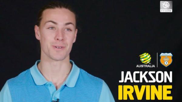 Caltex Socceroos star Jackson Irvine.
