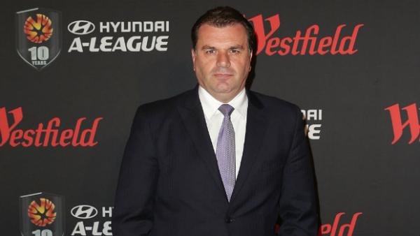 Socceroos coach Ange Postecoglou at the Hyundai A-League and Westfield W-League Awards night.