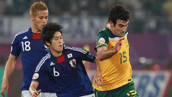 Socceroos captain Mile Jedinak in action against Japan in the 2011 Asian Cup Final.