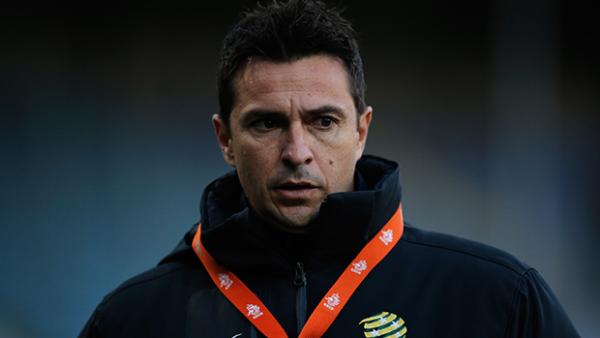 Young Socceroos coach Paul Okon.